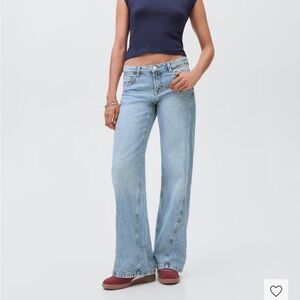 Mango Light Blue Flare Jeans